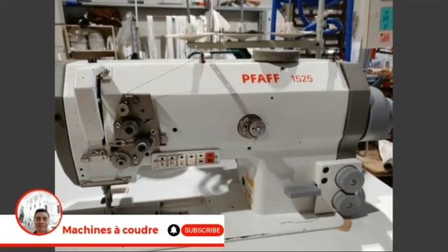 Manual plana triple transporte PFAFF / Machine à coudre industrielle triple entrainement PFAFF 1525 смотреть онлайн