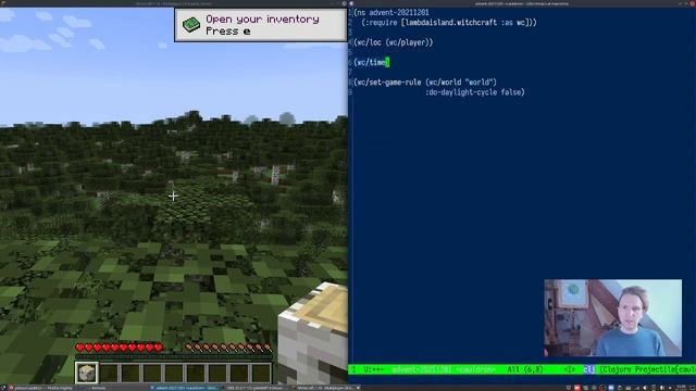 Advent of Witchcraft - part 1 (Clojure + Minecraft) смотреть онлайн