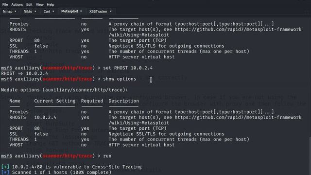 BWAPP Cross Site Tracing XST