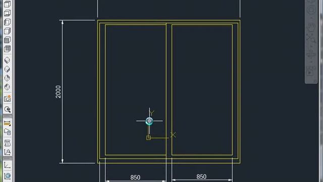 Using Autocad Parametrics to change a drawing of a window смотреть онлайн