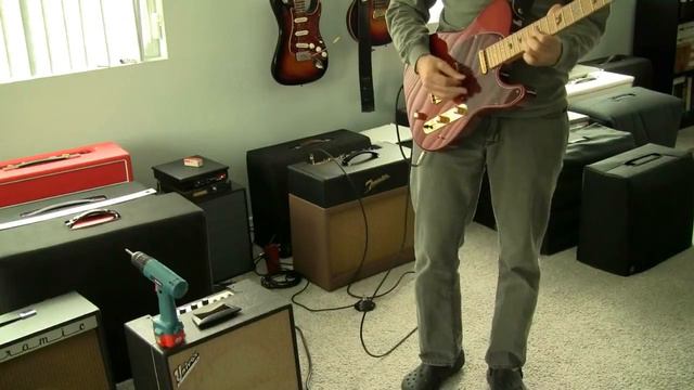 Leon's GA-40 Build - The Grinder - Another Guitar Amplifier Demo смотреть онлайн