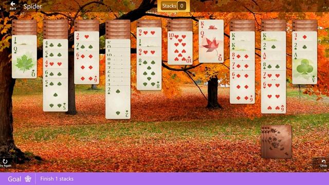 Star Club\ Autumn Chill: Spider - Expert - Finish 1 stack смотреть онлайн