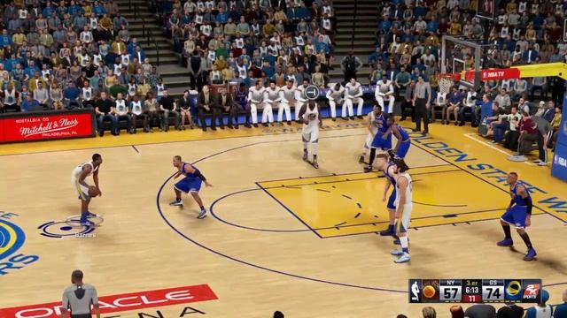 NBA 2K16 Game 67 Warriors @ Knicks 119/98 Oracle Arena , California смотреть онлайн