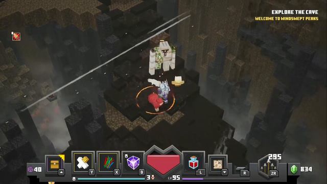MINECRAFT DUNGEONS HOWLING PEAKS IS OUT! Playing windswept peaks! смотреть онлайн