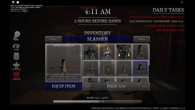 All my slashers + skins! (Survive the Night) roblox. смотреть онлайн