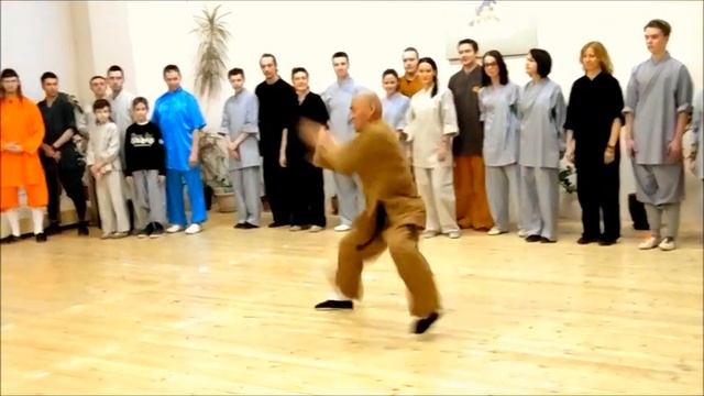 2017 - Шаолинь. Ши Янбин. Высшее мастерство. Школа Цигун и Кунг Фу. День открытых дверей.
