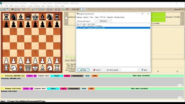 ARENA CHESS GUI - How to play Engine Tournament смотреть онлайн