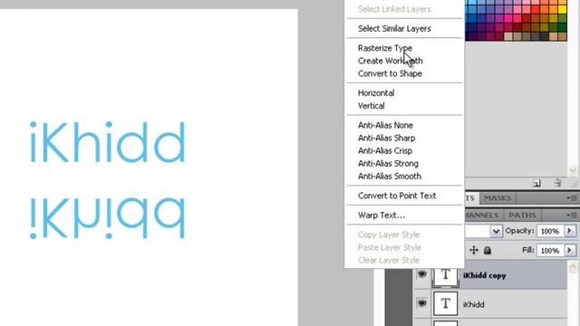 How To Flip or Rotate Text In Photoshop (Quick And Easy) смотреть онлайн