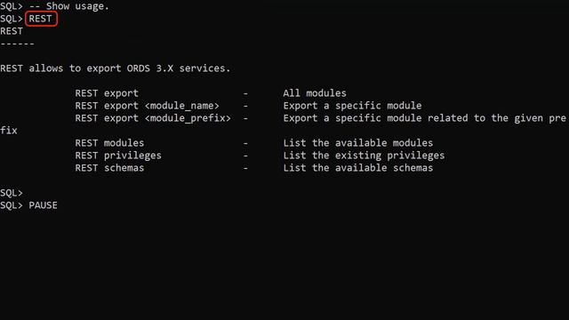 Oracle REST Data Services (ORDS) : SQLcl and Oracle REST Data Services (ORDS) смотреть онлайн