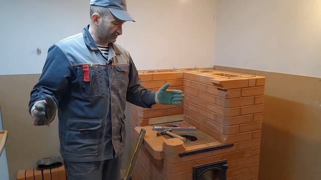 Печь для дачи (шведка) пошагово, как сложить печь для дачного домика, печь без порядовки часть 12 смотреть онлайн