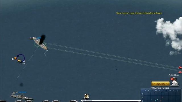 Navy Field MMO #13 Hold line vs bb6 Tips-Tricks-Tutorial - by Neko смотреть онлайн