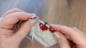 Вязаные тапочки-следочки "Летние"??.на 2х спицах ❤️?