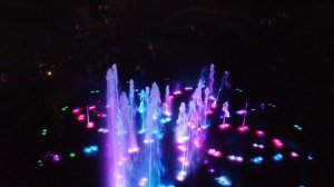 Поющие фонтаны на Московском. Рязань