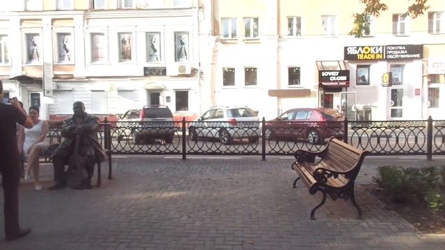 Тверь. Бульвар Радищева. Памятник Михаилу Кругу. смотреть онлайн