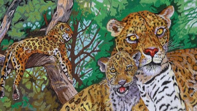 Мастерица Раиса Кучко вышивает картины по мотивам русских народных сказок #embroidery смотреть онлайн