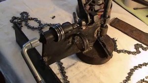 Самодельный станок расклёпочно-заклёпочный для пильных цепей. ДЕДУШКАГАСТАРБАЙТЕР.