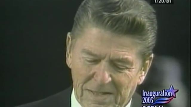 C-SPAN: President Reagan 1981 Inaugural Address смотреть онлайн