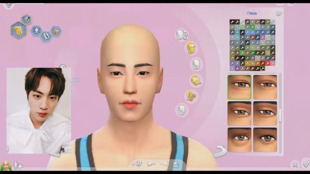 creation Kim SeokJin in Sims 4~ смотреть онлайн