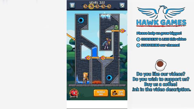 How to Loot 2 - Hero Rescue & Pin Pull Level 321 & 322 смотреть онлайн