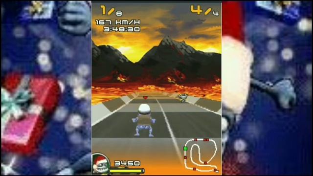 Crazy Frog Racer. Christmas Edition - Java Mobile Gameplay смотреть онлайн