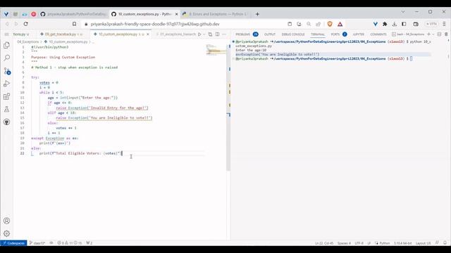 class14 Exception Handling n Debugging смотреть онлайн