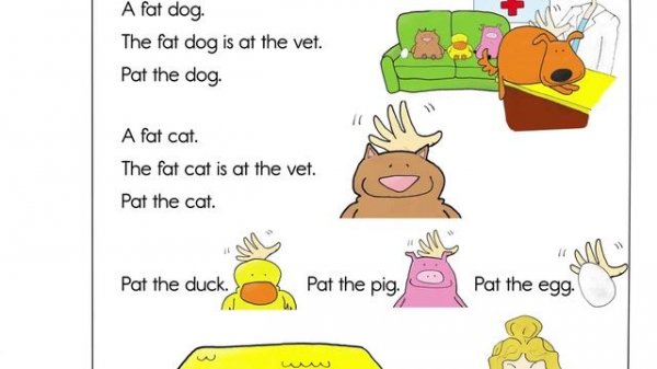 Kids Reading Practice - TRW Readers 1 - Story 3 At the Vet 1