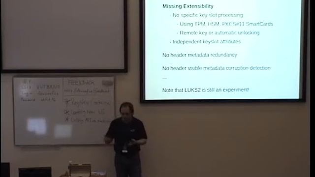 The future of disk encryption with LUKS2 - Milan Brož, Ondřej Kozina смотреть онлайн