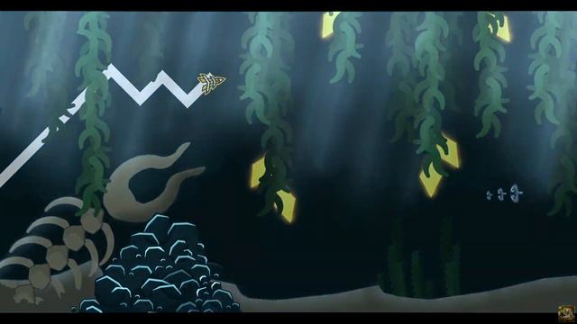 "DEEP BLUE SEA" 100% (Demon) by Custi [3 Coins] Geometry Dash 2.11 смотреть онлайн