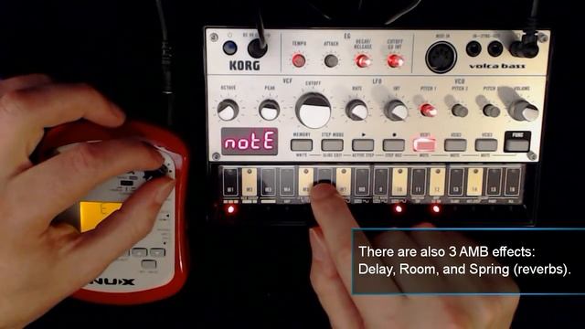 [DEMO] NUX PG2 & Korg Volca Bass смотреть онлайн