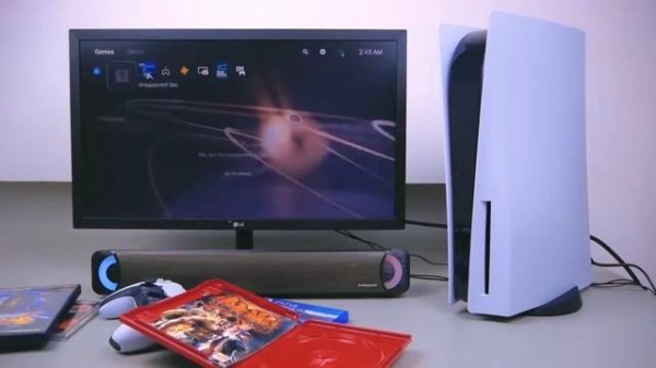 Вставляем игровые диски (PS1 PS2 PS3 PS4) в PS5, что будет? (субтитры)