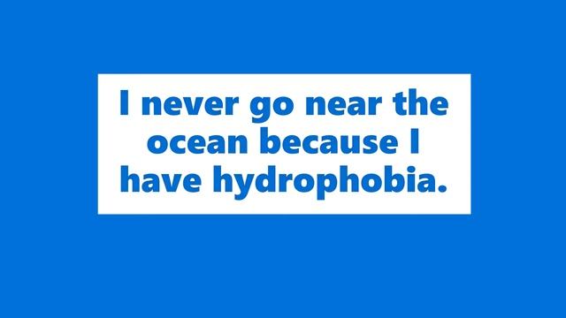 Hydrophobia Meaning | Definition of Hydrophobia смотреть онлайн