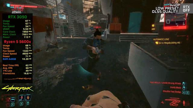 Cyberpunk 2077 v1.5 | RTX 3050 | 1080p, 1440p, 4k benchmarks! смотреть онлайн