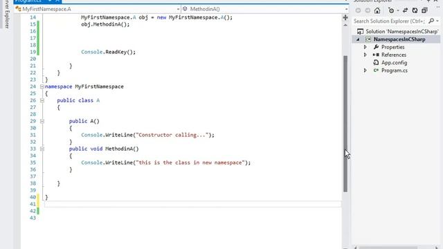 namespace in c# : understanding namespaces in c#, namespace in csharp смотреть онлайн
