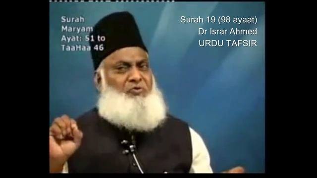 19 Surah Maryam Dr Israr Ahmed Urdu смотреть онлайн