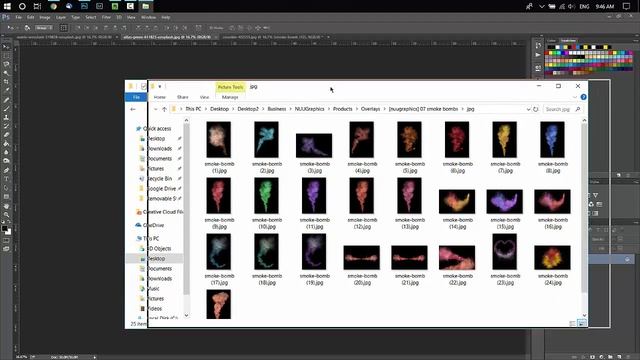 Smoke Bomb Overlays for Photoshop смотреть онлайн
