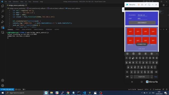 Omron PLC - Android Communication (Fins Protocol Over Socket TCP) смотреть онлайн