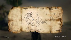Assassins Creed IV Black Flag | treasure map 679, 381
