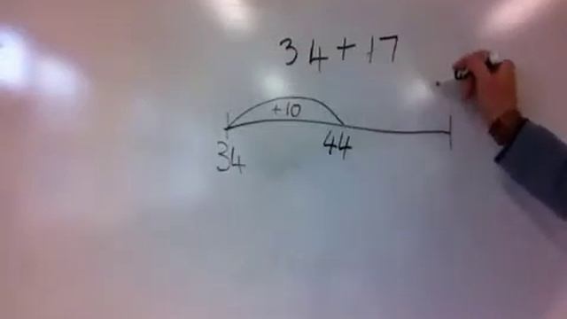 Level 1 addition using numberline смотреть онлайн