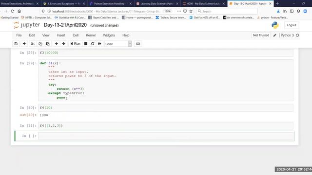 Class 13 - Learning Data Science - Introduction To Python - 21-04-2020 смотреть онлайн