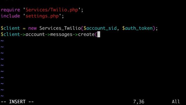 Send an SMS with PHP and Twilio in 48 seconds смотреть онлайн