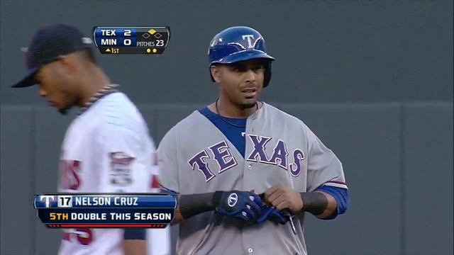 TEX@MIN: Cruz's double plates Berkman for 2-0 lead смотреть онлайн