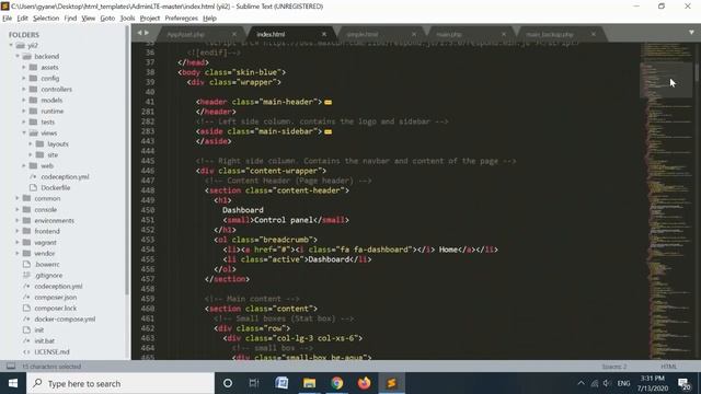 1. Yii2 Tutorial in Hindi || AdminLTE Theme Integration смотреть онлайн