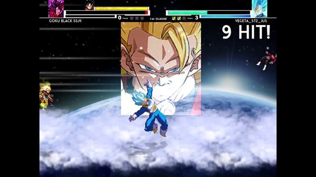 Goku Black SSJ4 OP (New) & Xeno Goku V2 OP (all form) VS Vegeta ST 2 OP in Jump Force Mugen смотреть онлайн