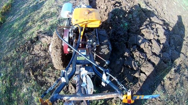Дисковый нож к оборотному плугу мотоблока. Задача решена. смотреть онлайн