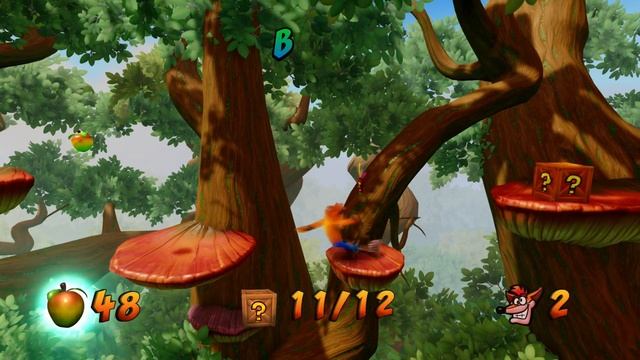 Crash Bandicoot 2 - "Plant Food" 100% Clear Gem and All Boxes (PS4 N Sane Trilogy) смотреть онлайн