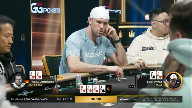 Triton Poker Series Cyprus 2023 - Event #1 $25,000 GG SUPER MILLIONS LIVE - Day 1 смотреть онлайн