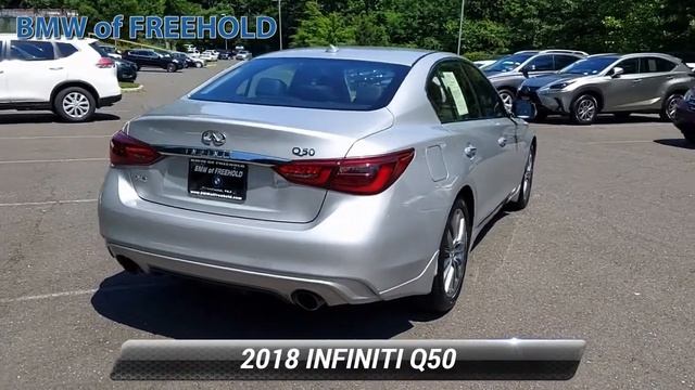 Used 2018 INFINITI Q50 3.0t LUXE, Freehold, NJ M8B94363T смотреть онлайн