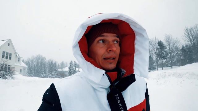 ЗИМА В КАНАДЕ. Снежный шторм. Сколько снега в Канаде? смотреть онлайн