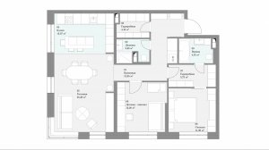 Часть 3 Проект квартиры  с нуля в Архикаде 27