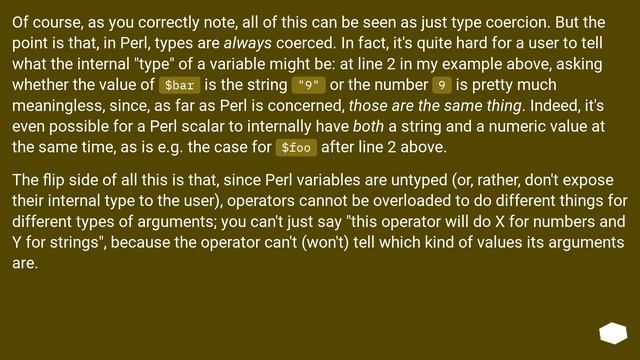 Seeking clarification on apparent contradictions regarding weakly typed languages смотреть онлайн